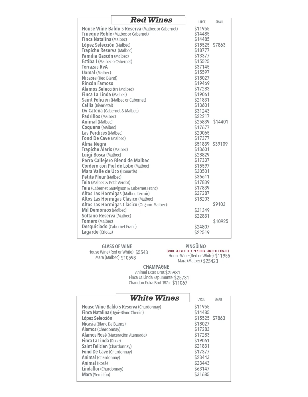 Menu — Page 6