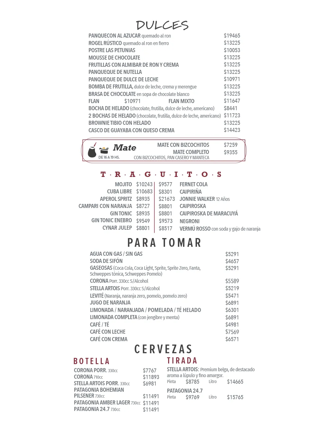 Menú — Página 5