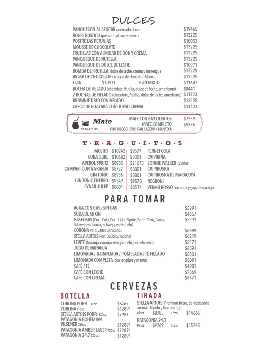 Menú — Página 5